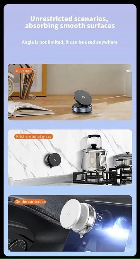 Magnetic car phone holder 360 degree rotation