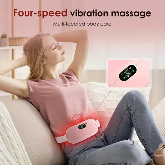 Period pain relief heating massager for cramps