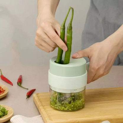 Kitchen Prep Power Pack - Electric Chopper + Manual Chopper (Save Rs. 300)