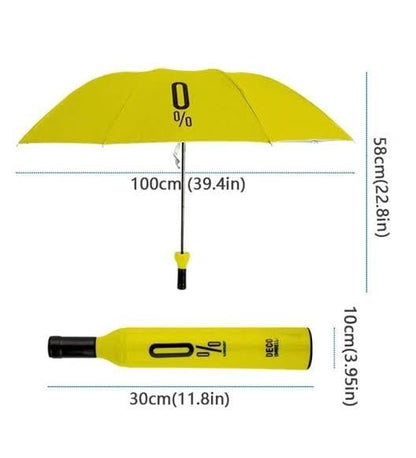 Assorted colour bottle umbrella for rain and sun