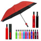Double Layer Windproof Bottle Umbrella with leak-proof bottle cover case