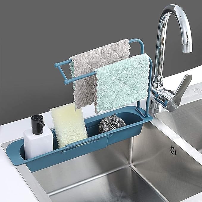 Kitchen Cleanliness Kit - Drain Tablets + Plunger + Sponge Holder (Save Rs. 300)