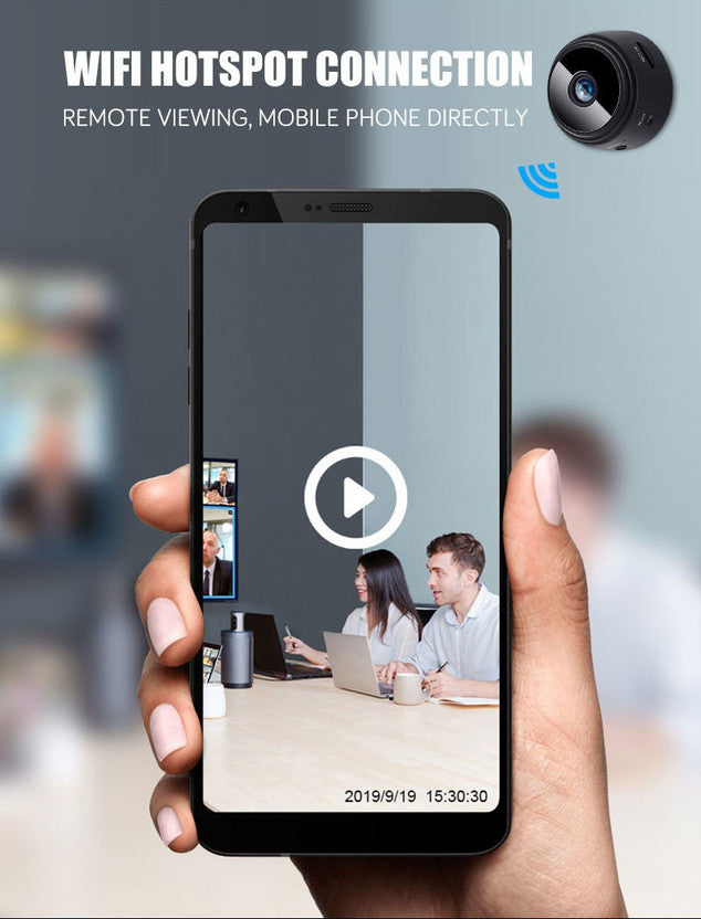 WiFi hotspot connection - remote live viewing on mobile phone
