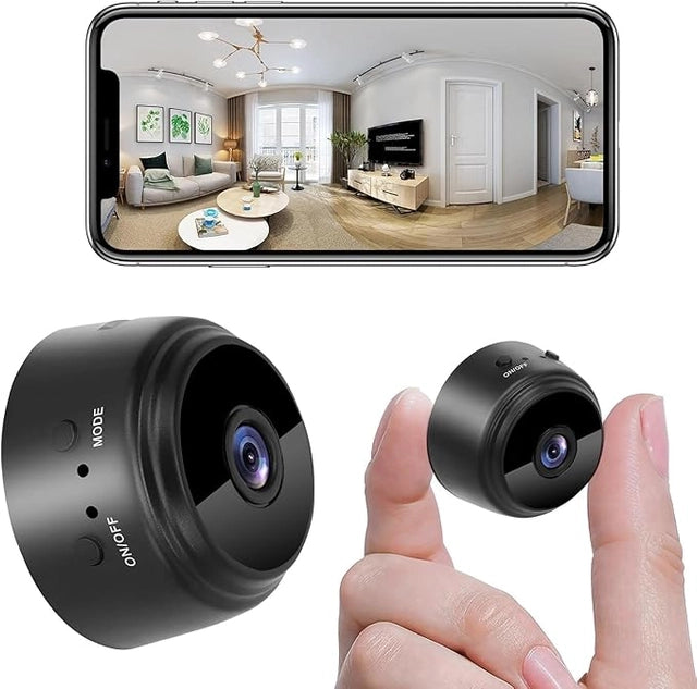 Mini WiFi security camera for home with phone app