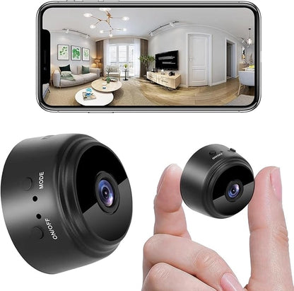Mini WiFi security camera for home with phone app