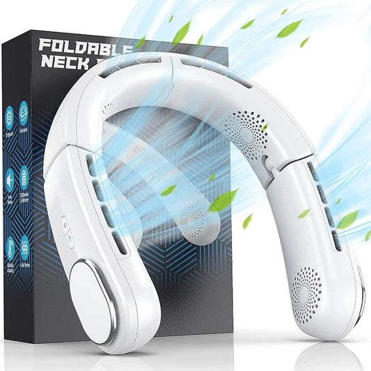 Portable neck fan bladeless rechargeable