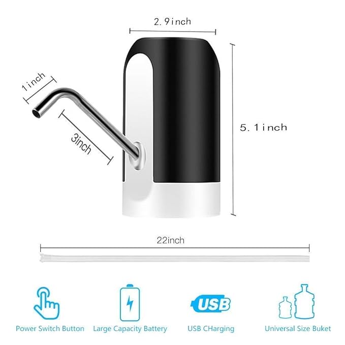 Automatic water can dispenser pump for 20 litre bottle
