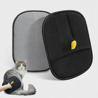Pet Hair Removal Gloves grooming demo video