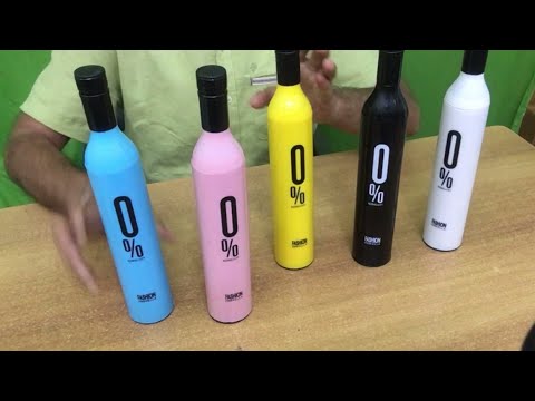 Bottle umbrella unboxing and full demo
