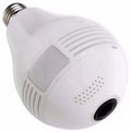 Smart WiFi CCTV Camera Bulb — 360° HD Security + LED Light